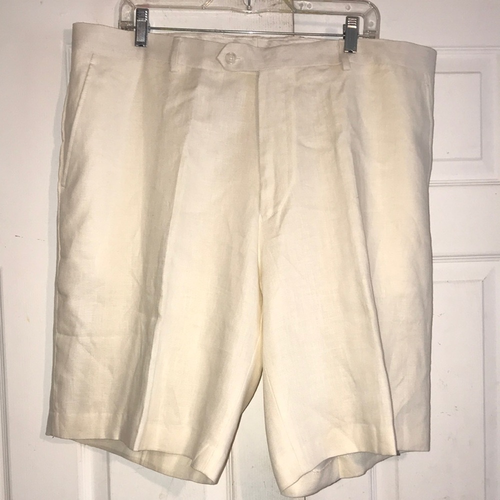 Men's 100% Linen Shorts